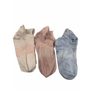 Set of 3 Lululemon ankle running socks- size m